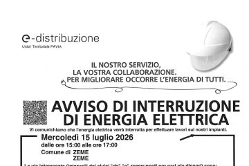 Avviso interruzione energia elettrica